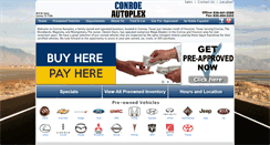 Desktop Screenshot of conroeautoplex.com